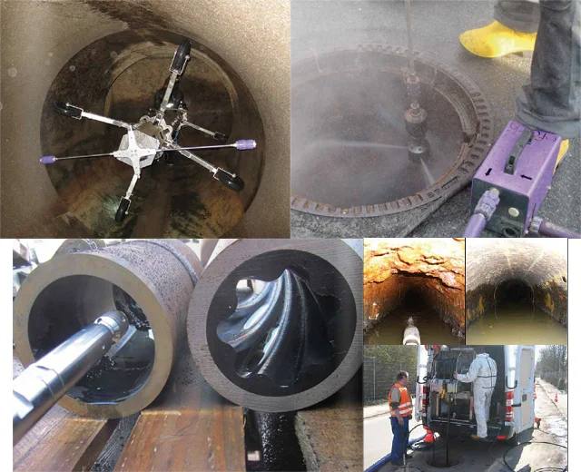 Hydrocurage haute pression 300 bars — camion débouchage canalisation Var 83