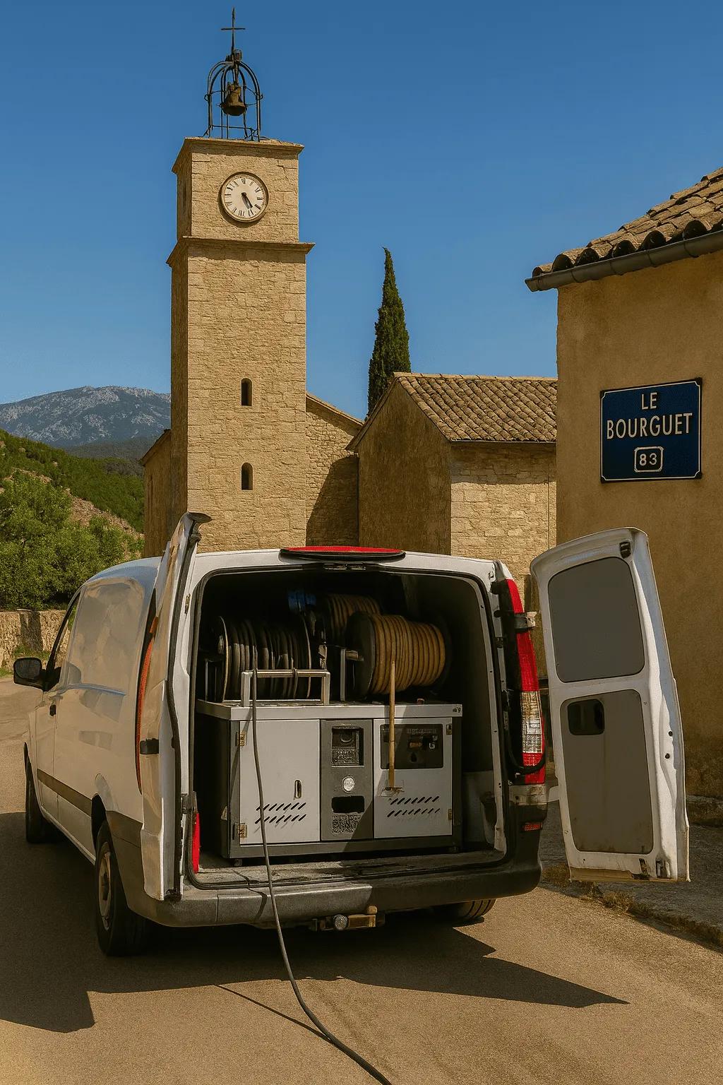 Débouchage et curage de canalisation cuisine à Le Bourguet (83840)