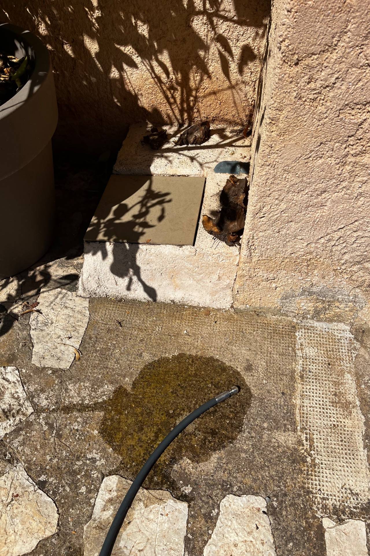 Débouchage canalisation à Pignans — après intervention