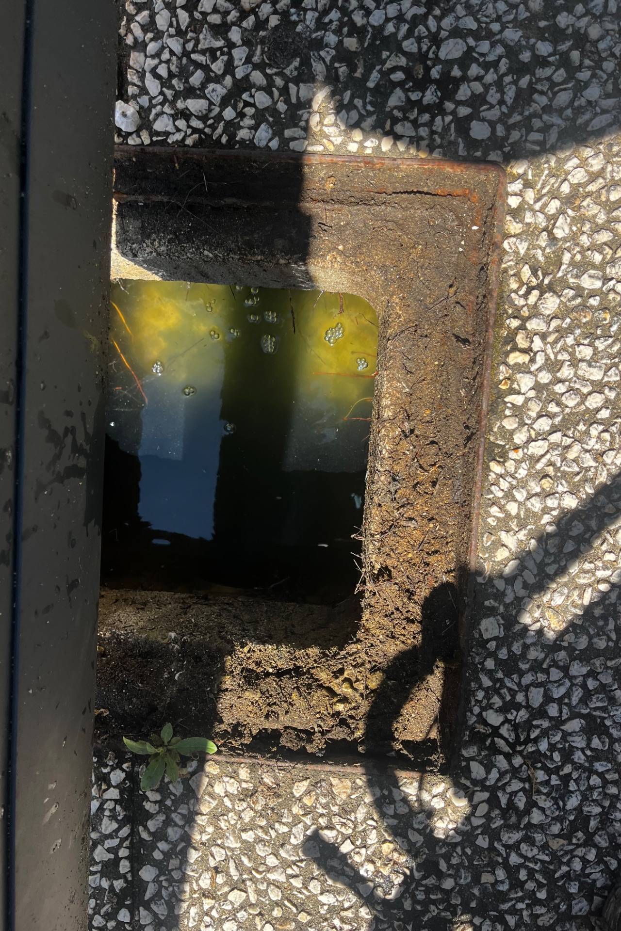 Débouchage canalisation à Collobrières — avant intervention