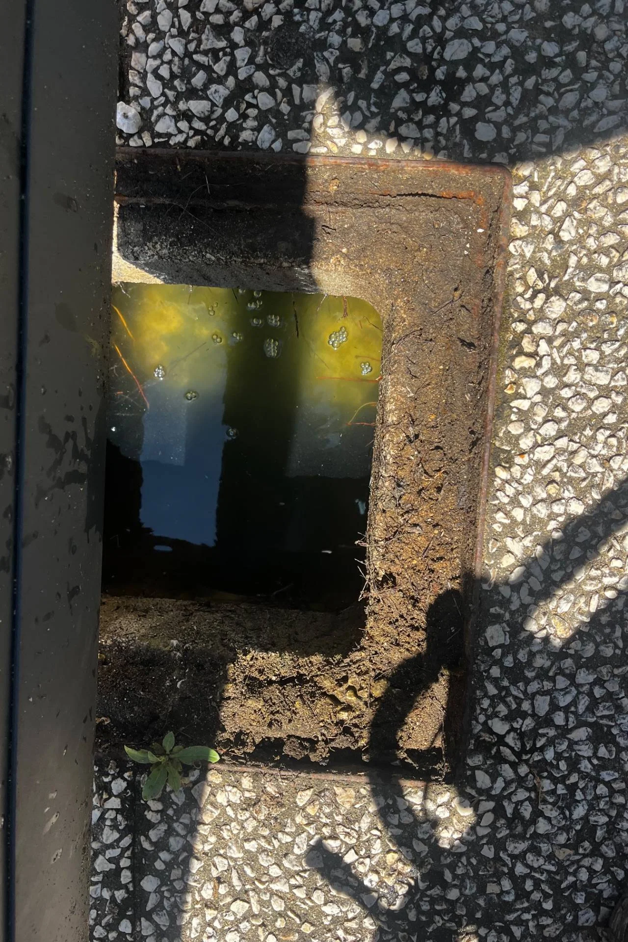 Débouchage canalisation à Collobrières — avant intervention