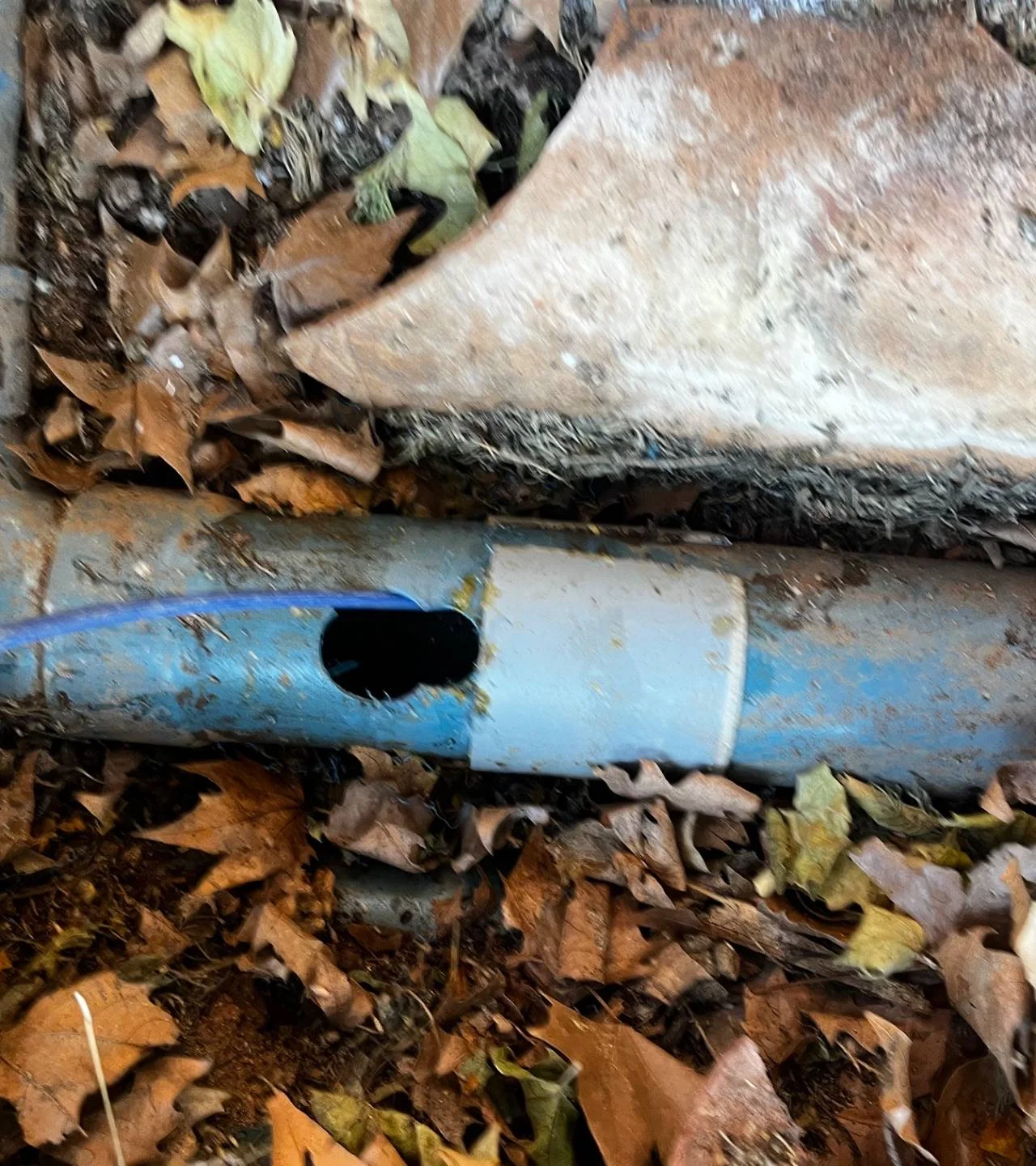 Débouchage canalisation à Cuers — avant intervention